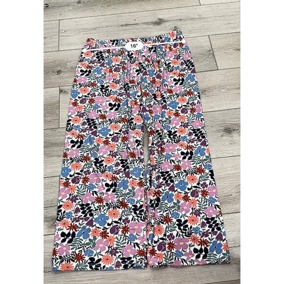 Kate‎ Spade Womens Large Floral Print Wide Leg Lounge Pant - Picture 4 of 5